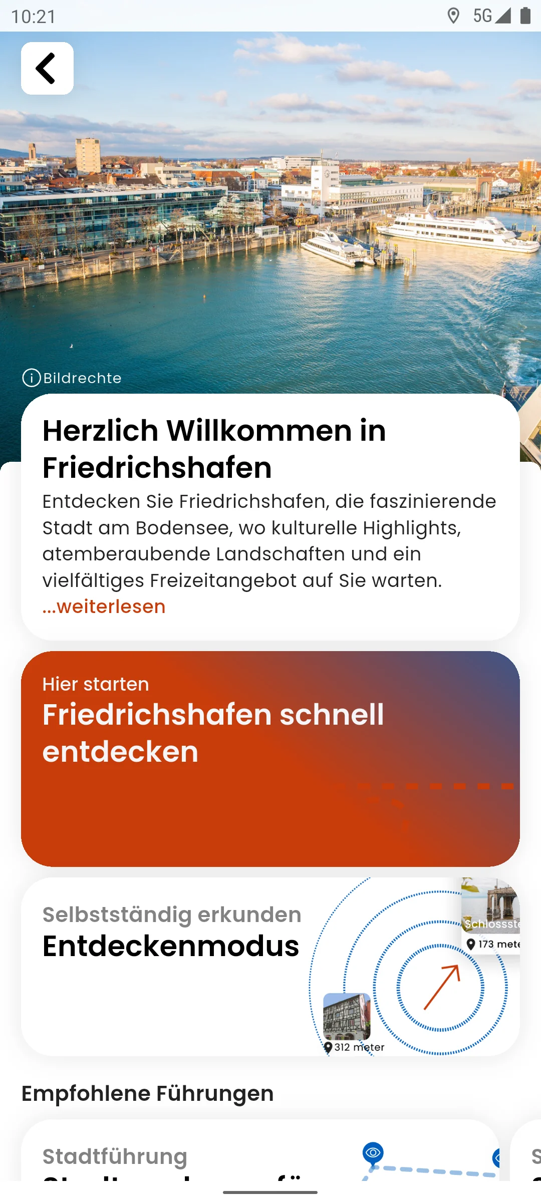 zeigmal App Screenshot – Friedrichshafen