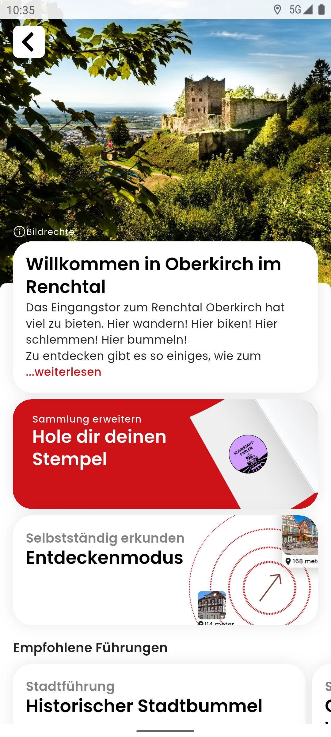 zeigmal App Screenshot – Oberkirch