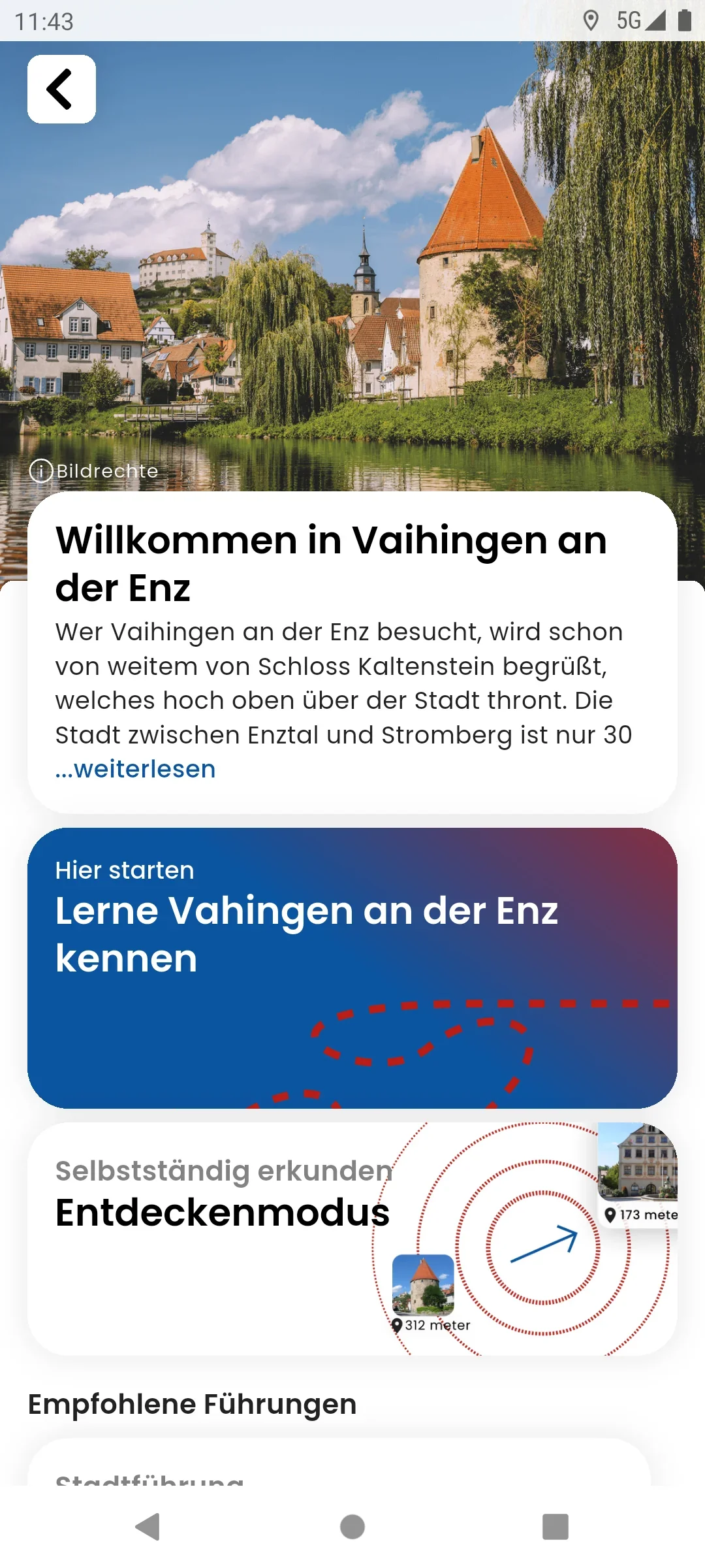 zeigmal App Screenshot – Vaihingen an der Enz