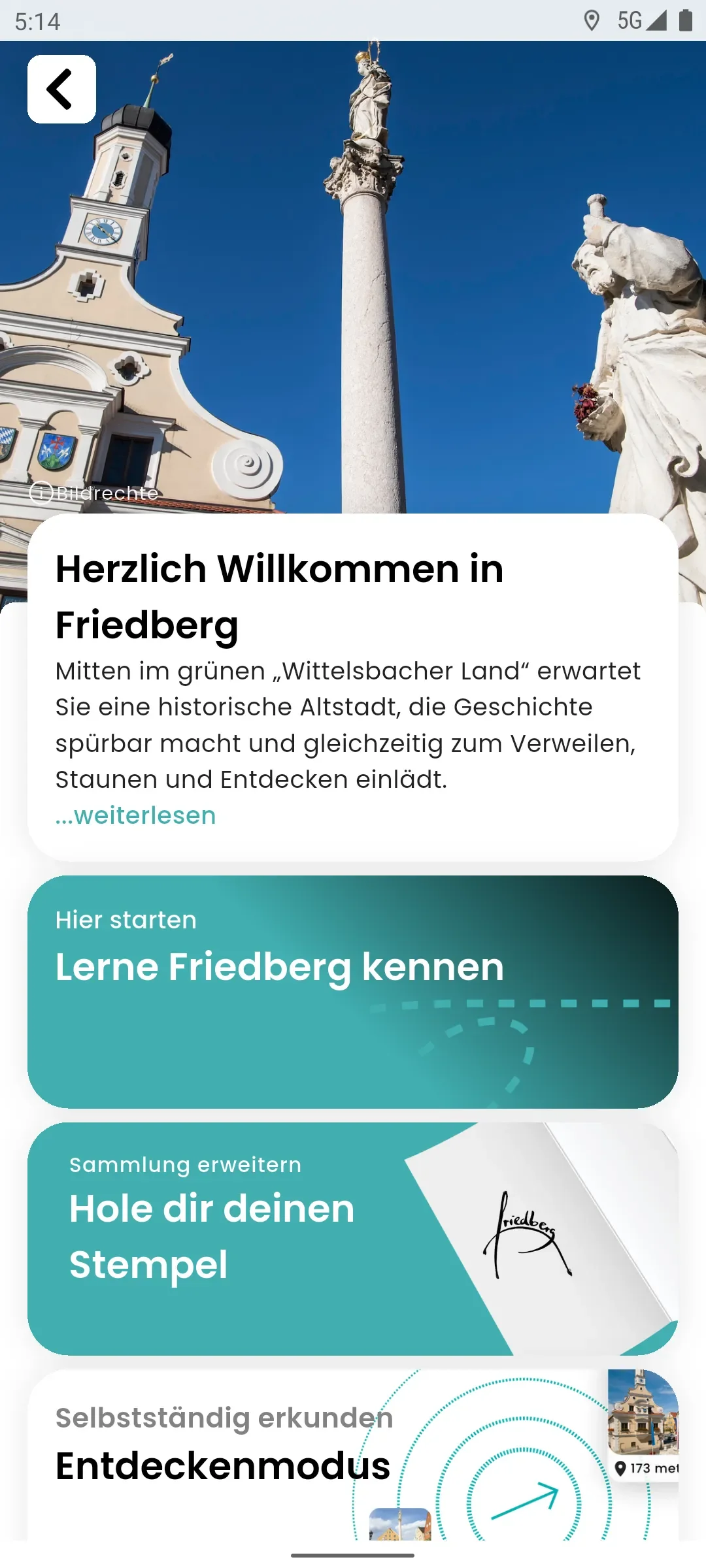 zeigmal App Screenshot – Friedberg