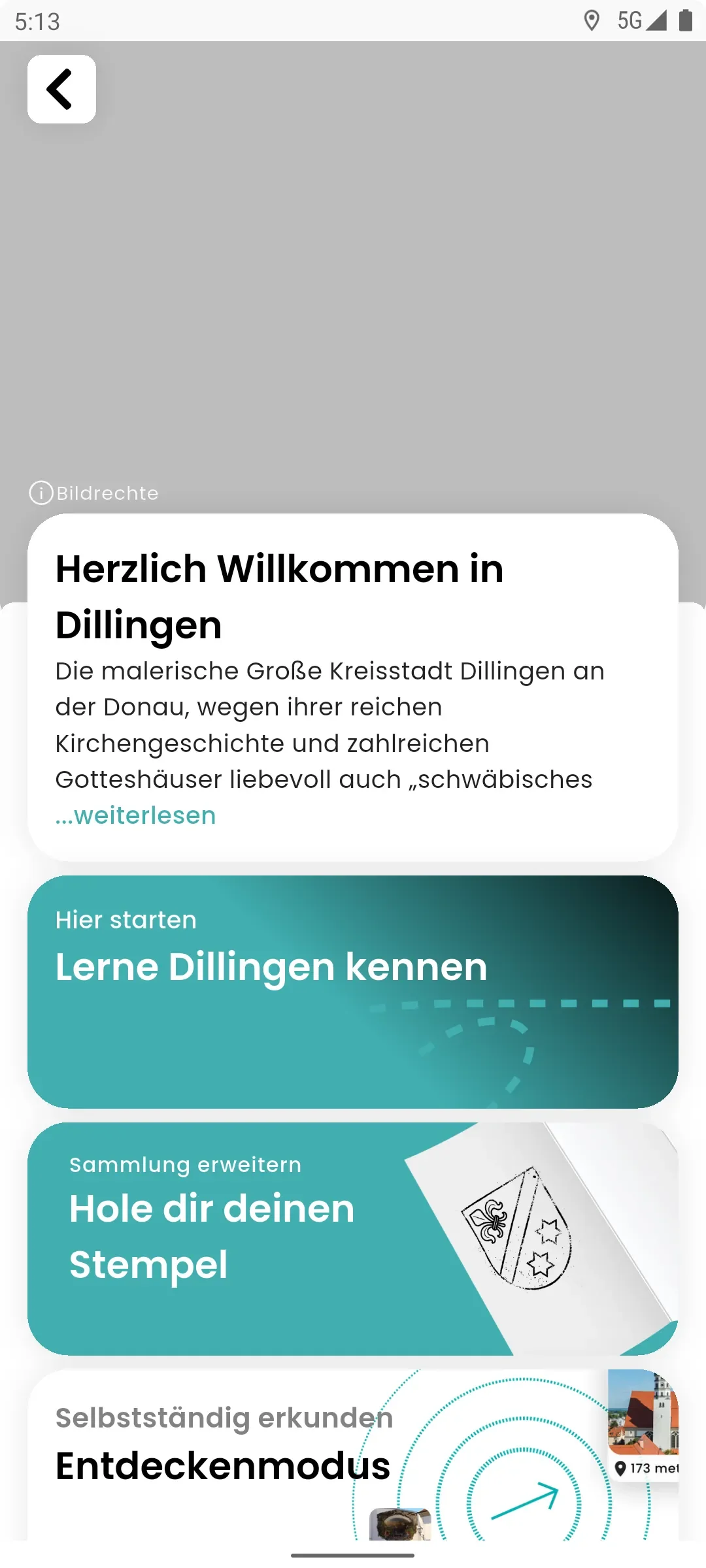 zeigmal App Screenshot – Dillingen