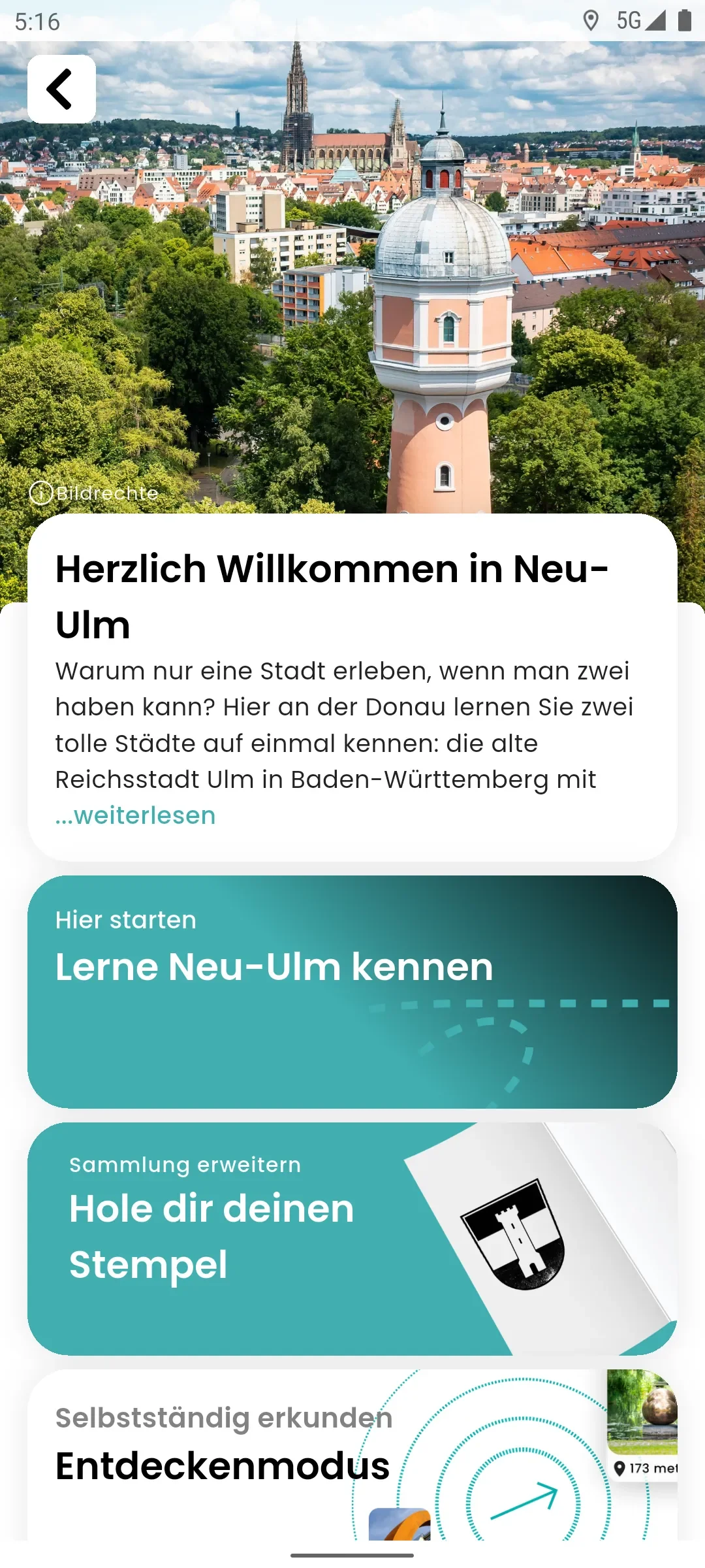 zeigmal App Screenshot – Neu-Ulm