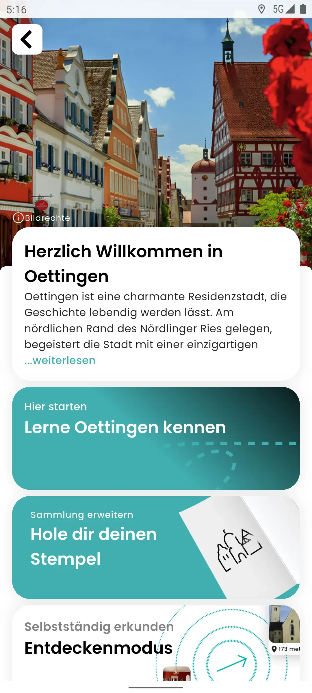 zeigmal App Screenshot – Oettingen