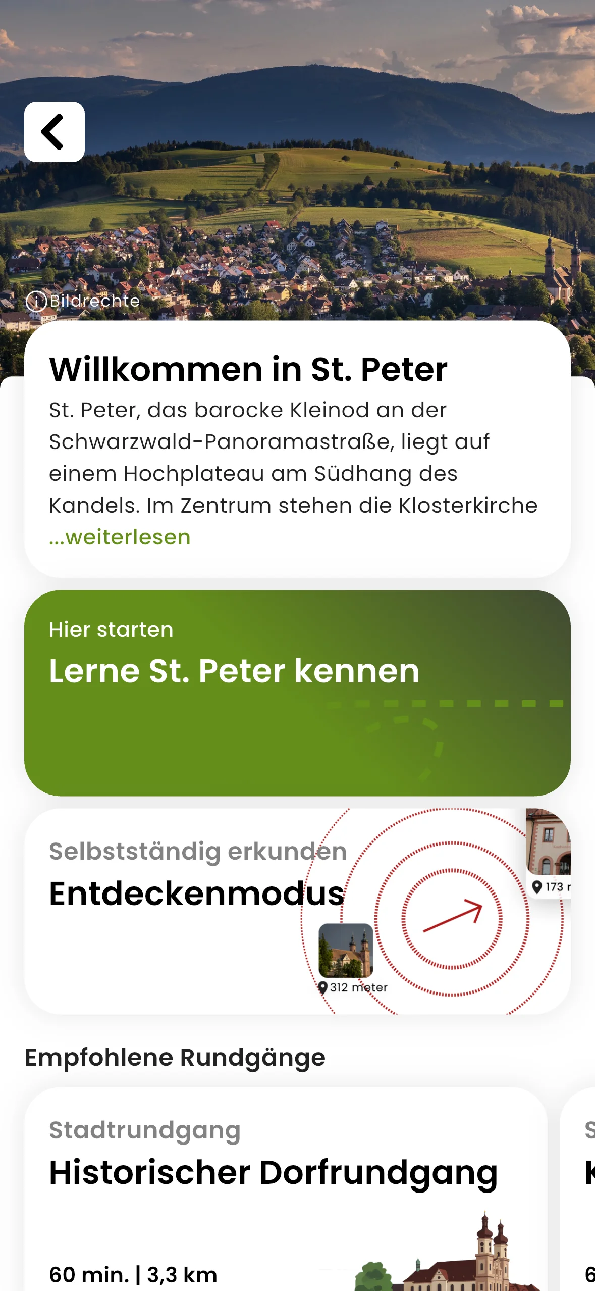 zeigmal App Screenshot – St. Peter