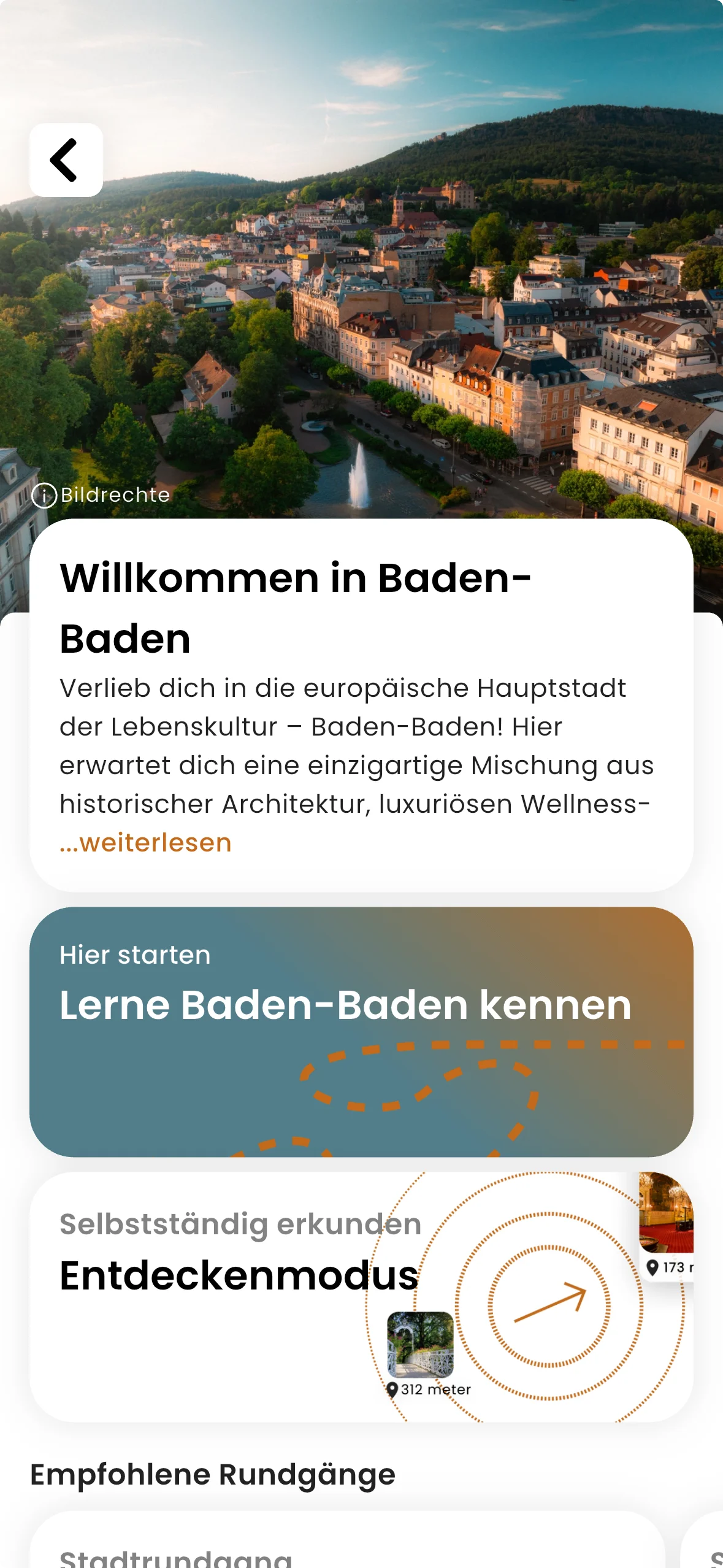 zeigmal App Screenshot – Baden-Baden