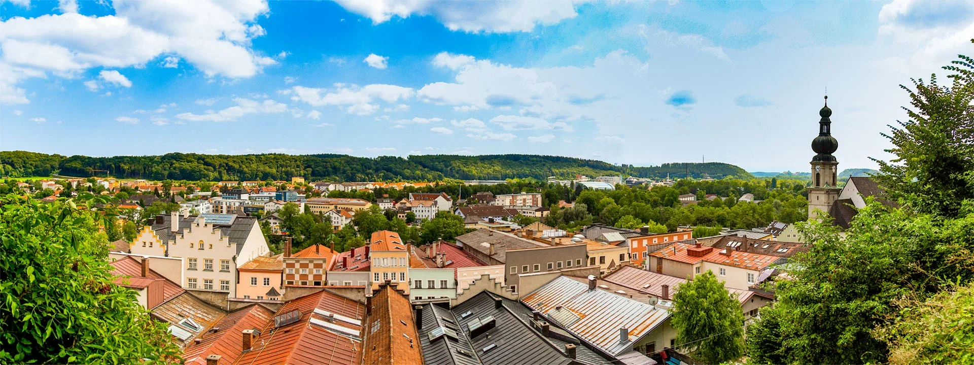 Trostberg city view