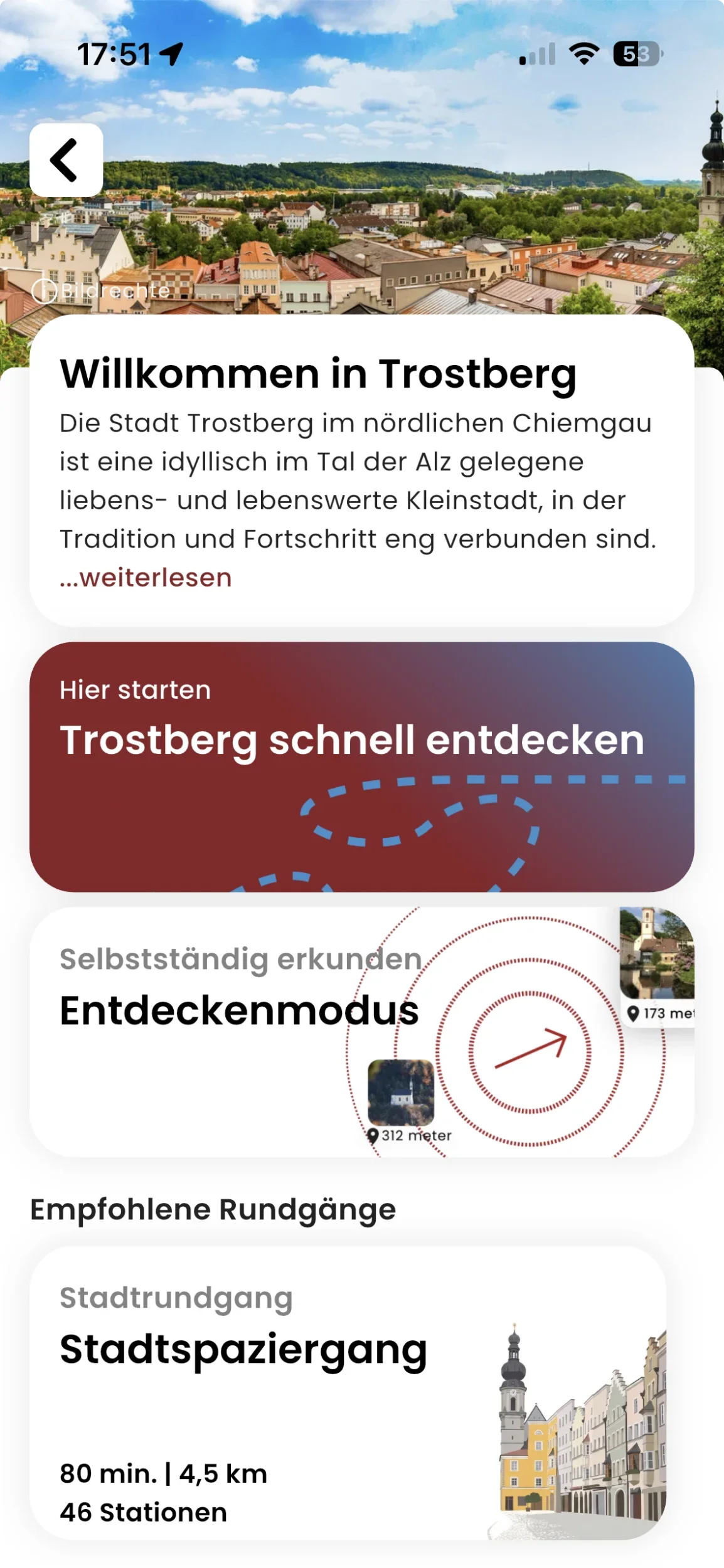 zeigmal App Screenshot – Trostberg