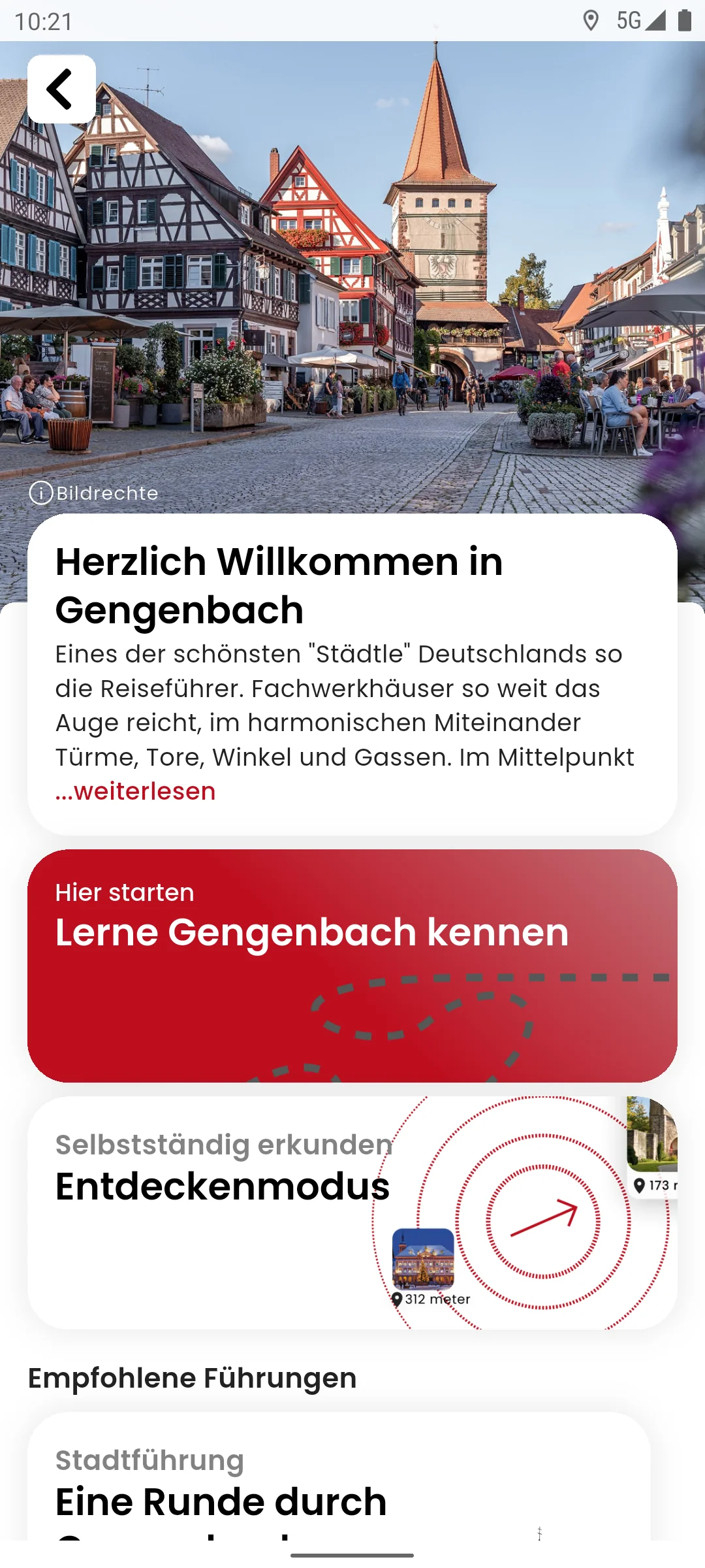 zeigmal App Screenshot – Gengenbach