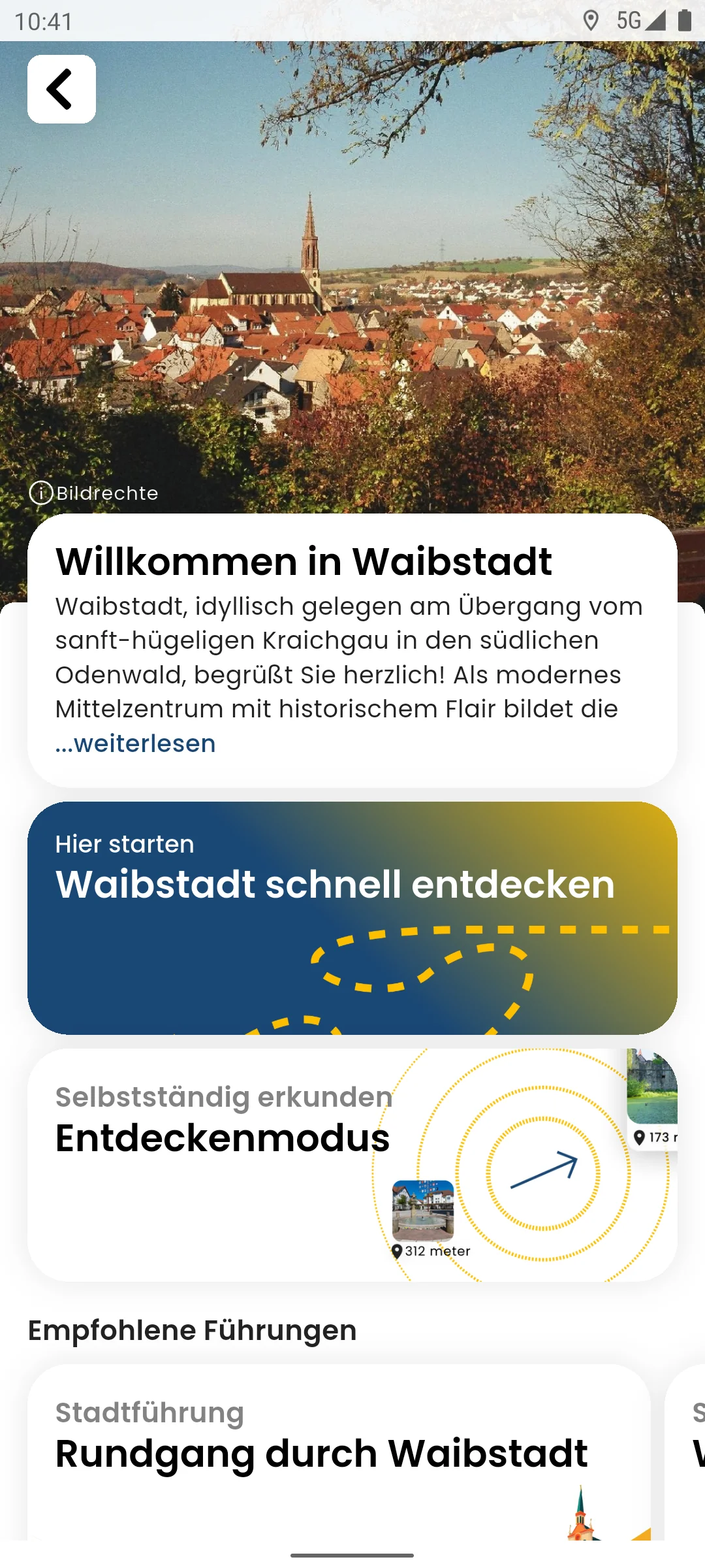 zeigmal App Screenshot – Waibstadt
