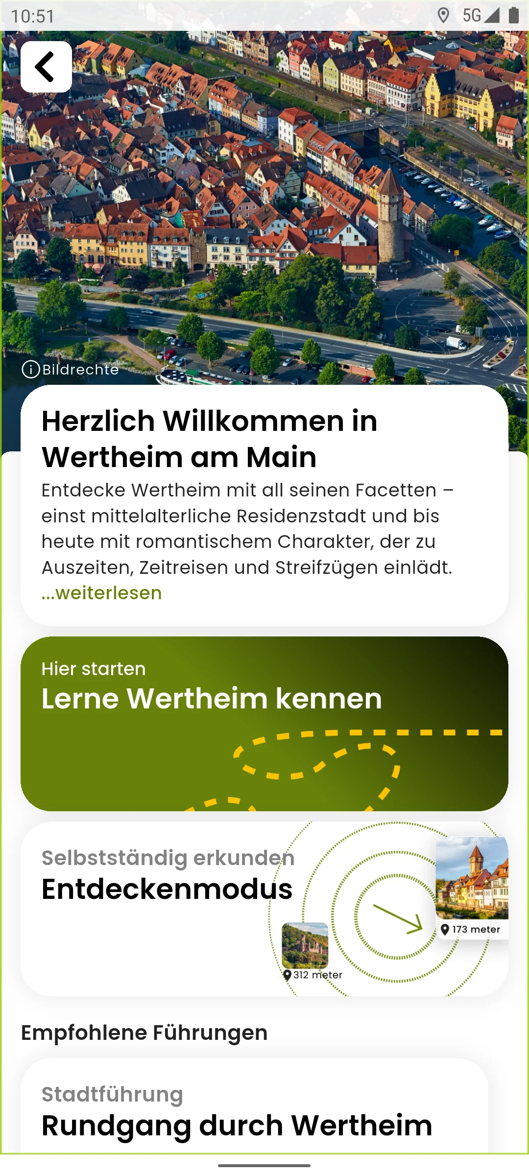 zeigmal App Screenshot – Wertheim