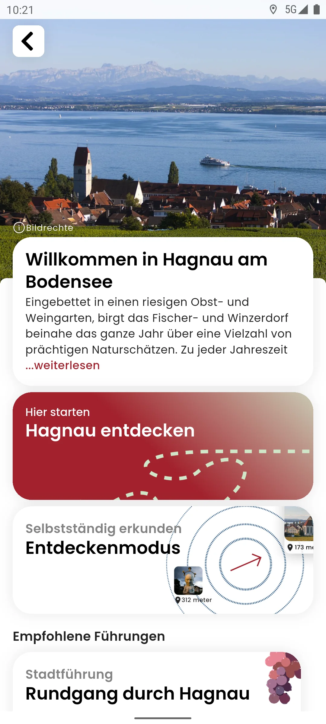 zeigmal App Screenshot – Hagnau