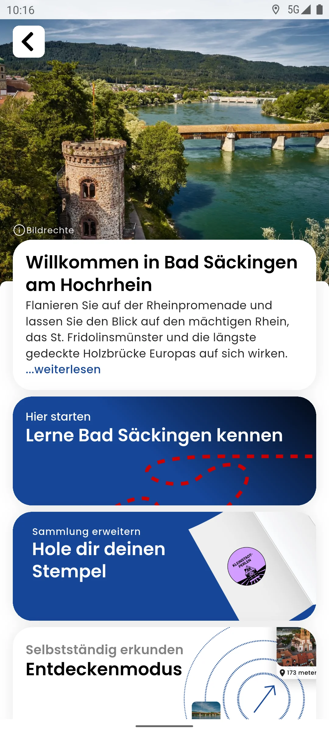 zeigmal App Screenshot – Bad Säckingen
