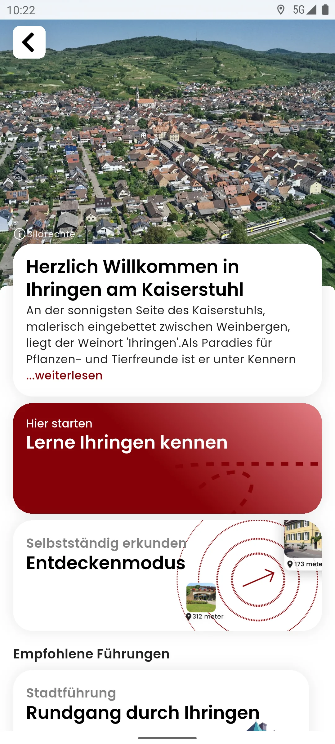 zeigmal App Screenshot – Ihringen am Kaiserstuhl