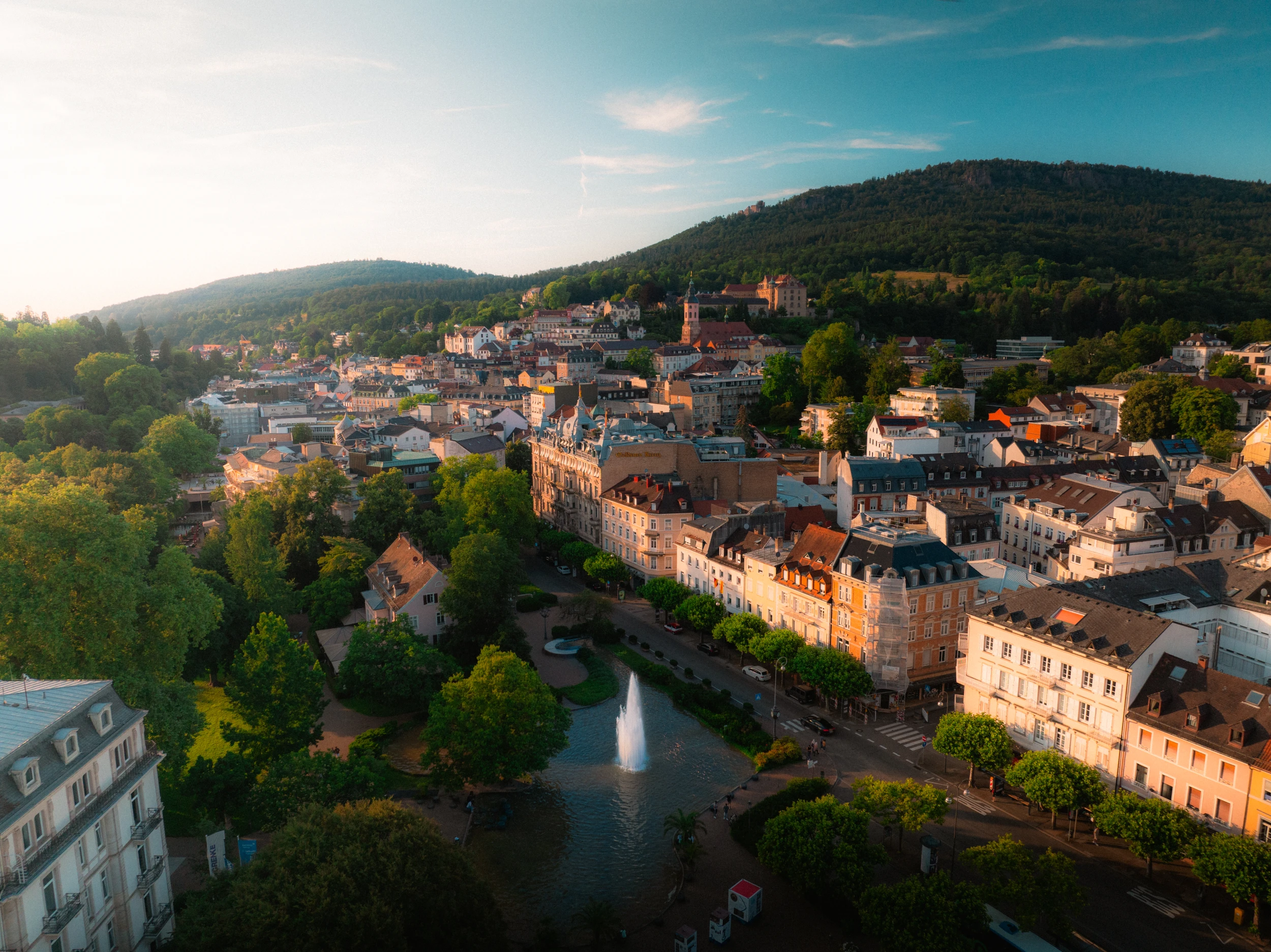 Baden-Baden city view