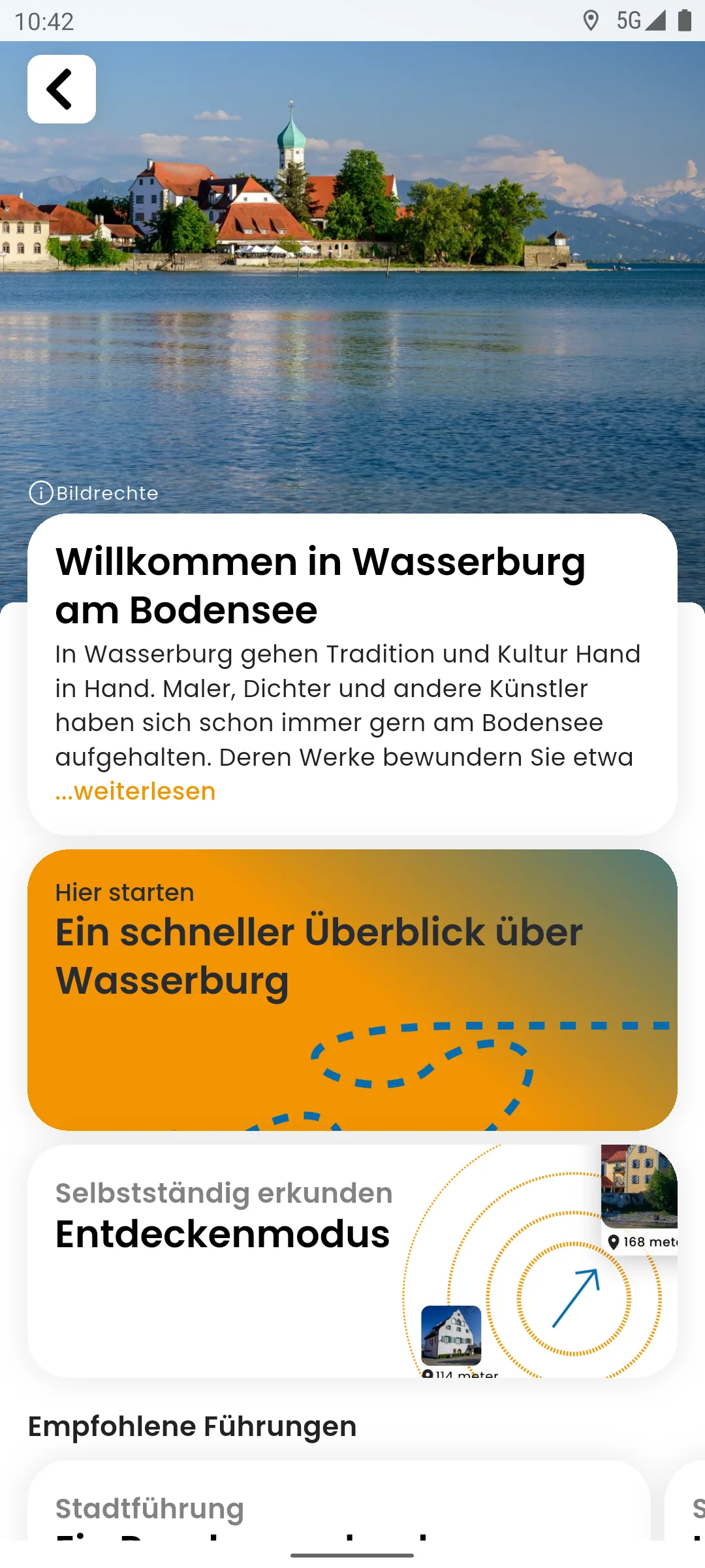 zeigmal App Screenshot – Wasserburg am Bodensee