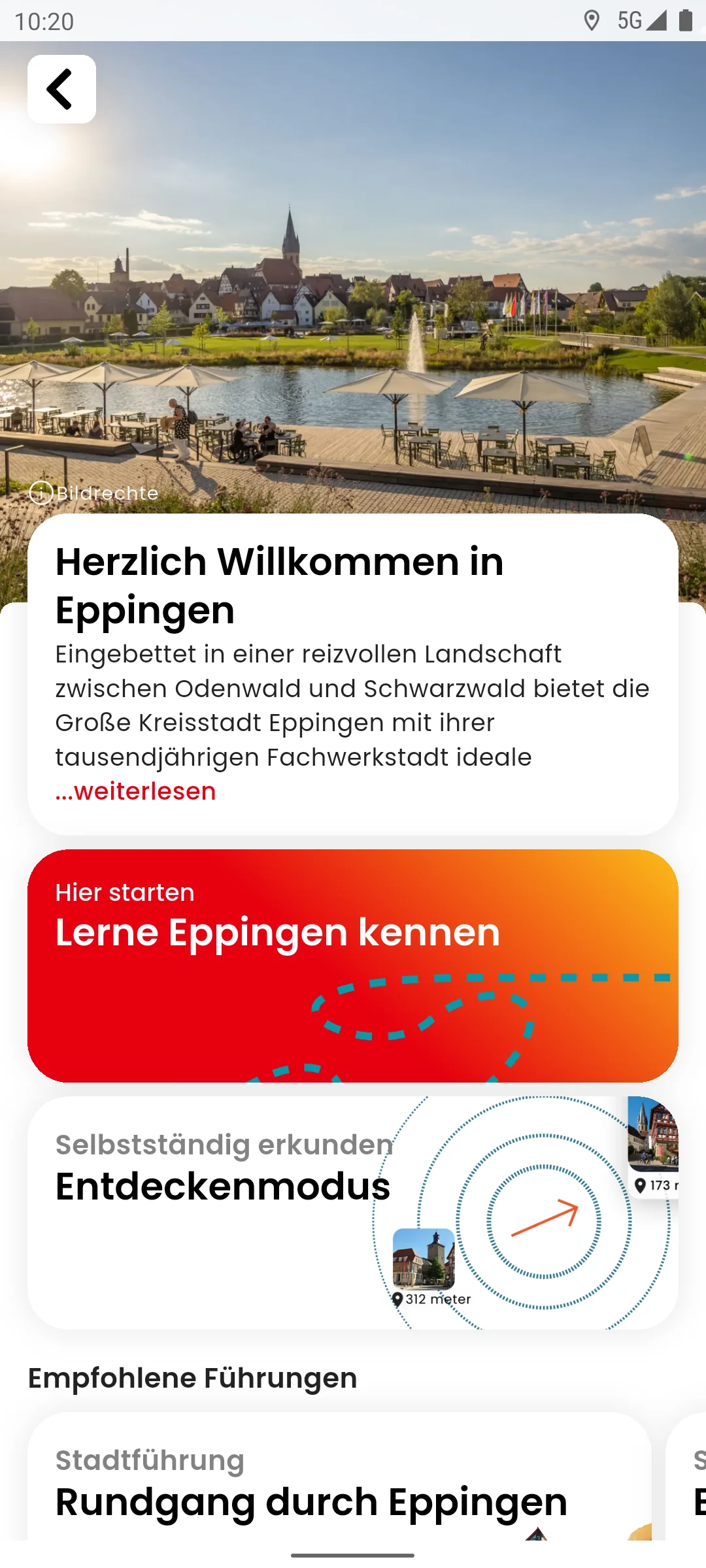 zeigmal App Screenshot – Eppingen