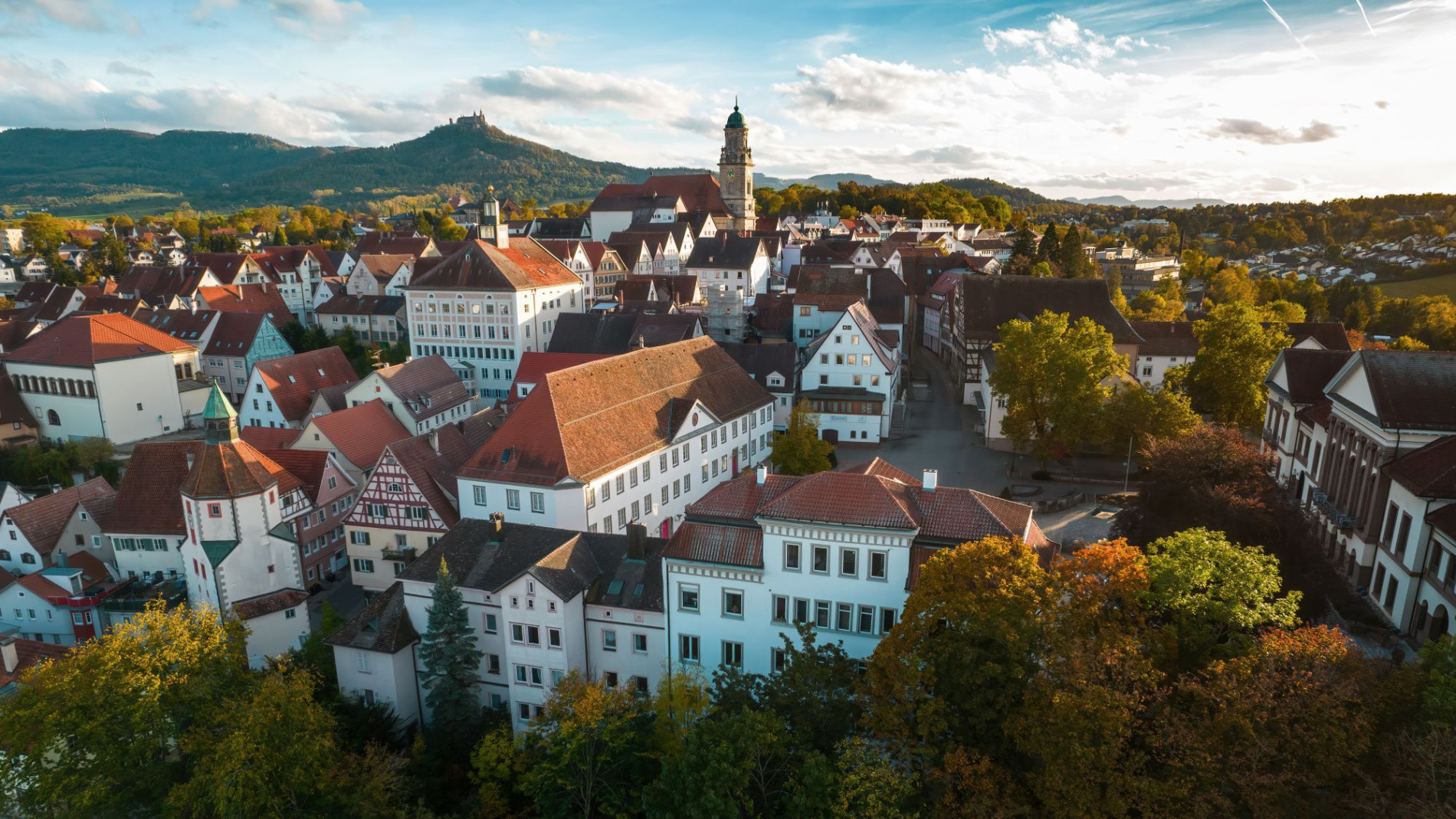 Hechingen city view