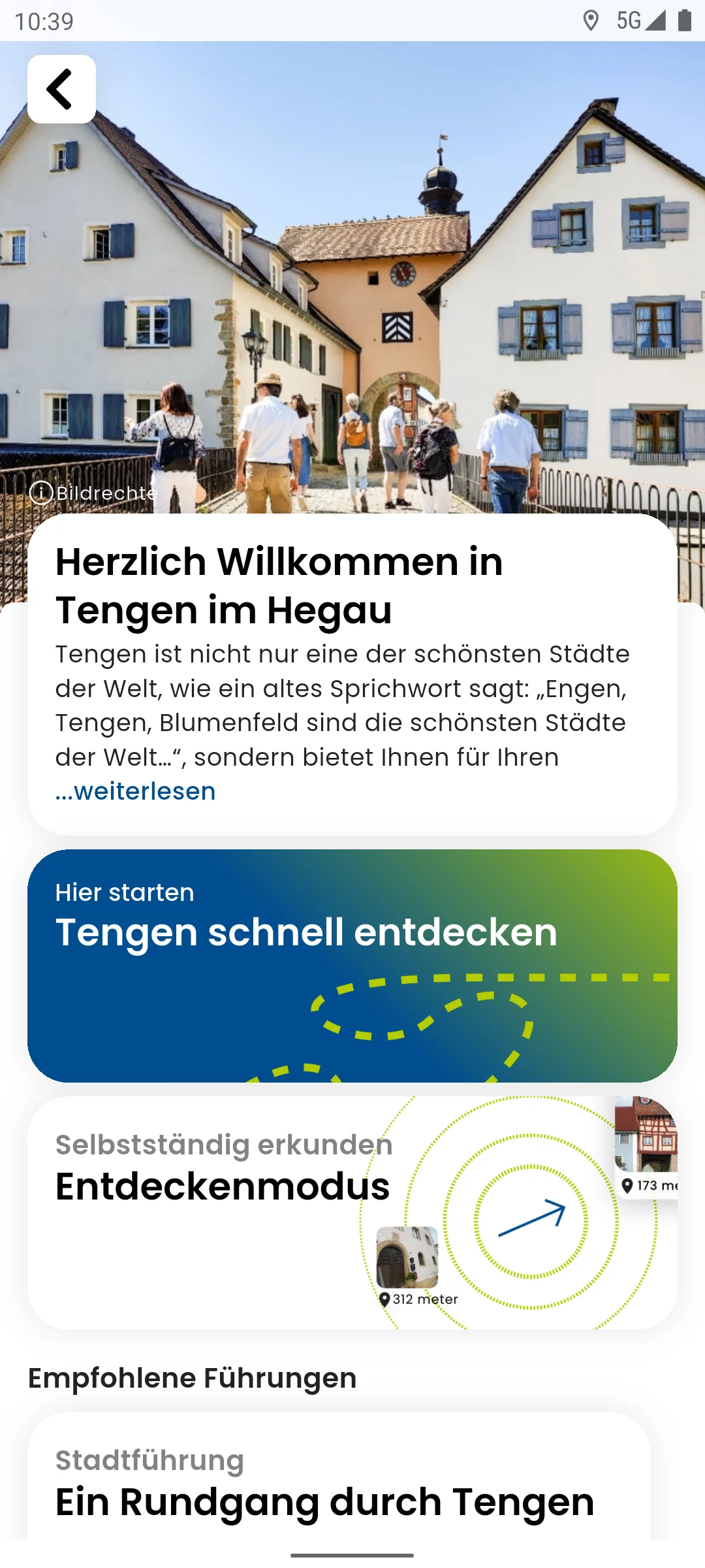 zeigmal App Screenshot – Tengen