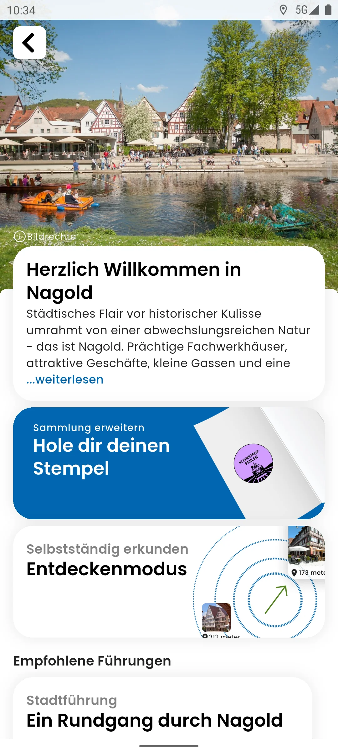 zeigmal App Screenshot – Nagold