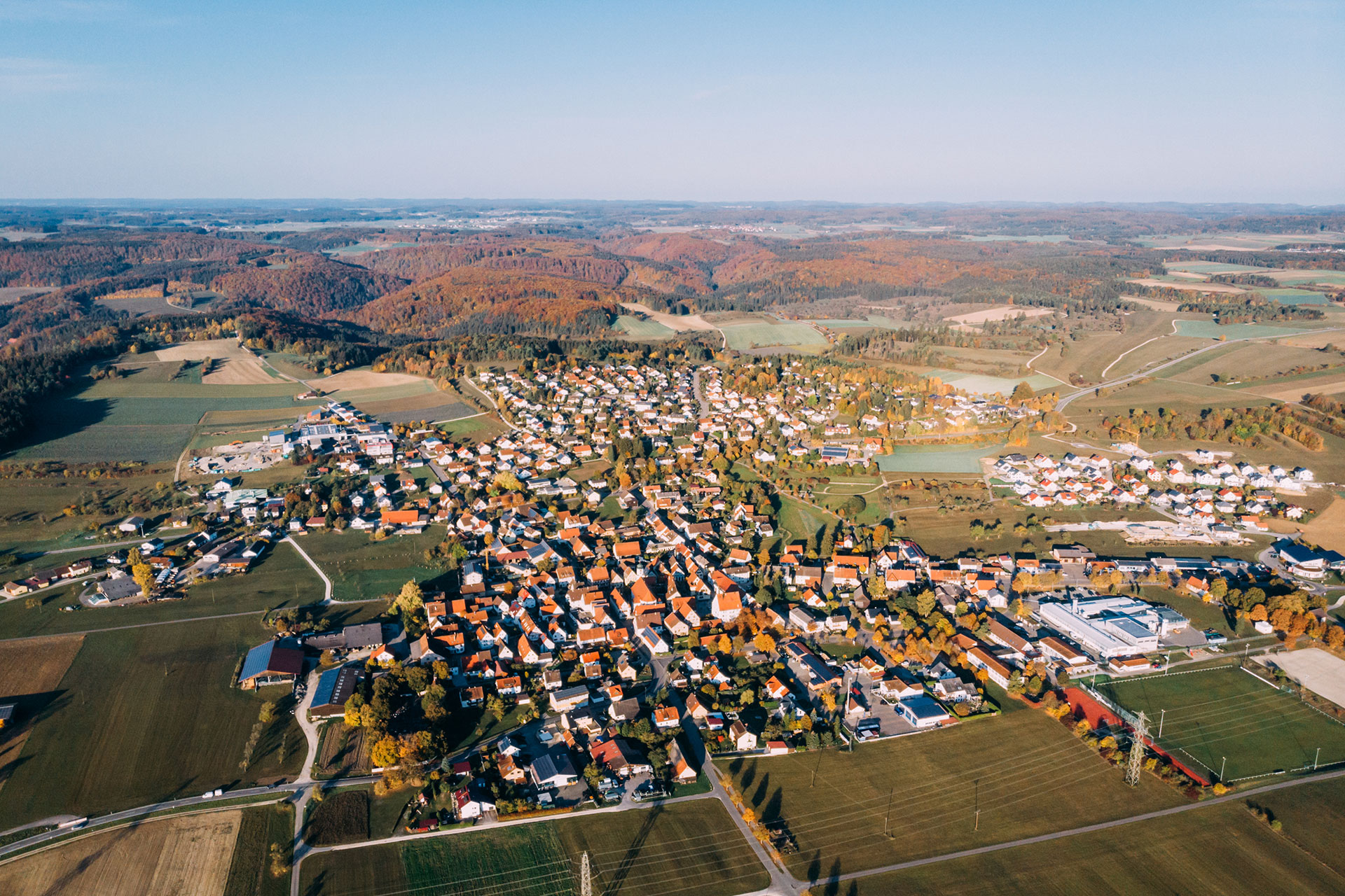 Hayingen city view